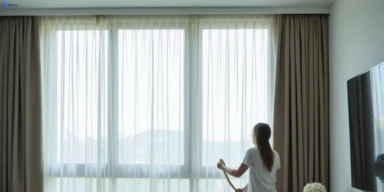 Delicate sheer drape cleaning prospect-nsw Matty Curtain Cleaning