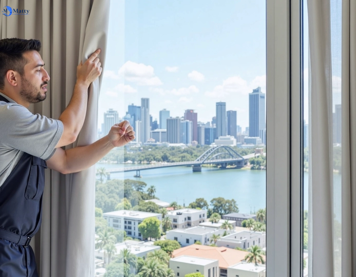 Professional curtain steam cleaning service prospect-nsw QLD by Matty Curtain Cleaning